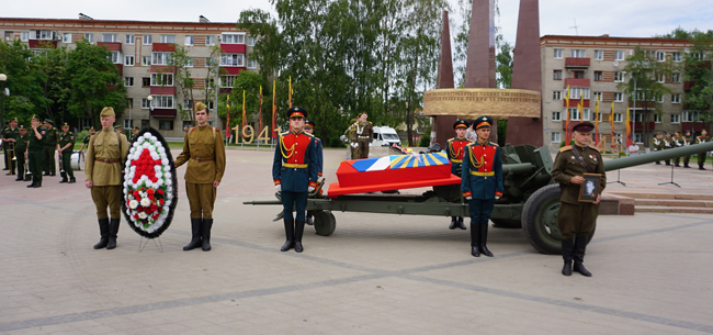 В Коврове захоронили бойца Красной Армии
